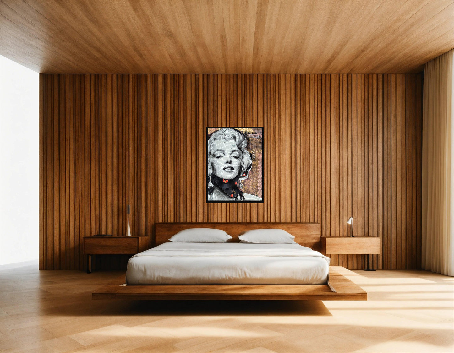 Marilyn Monroe 'Vogue' Ltd Edition Record Embellished Canvas