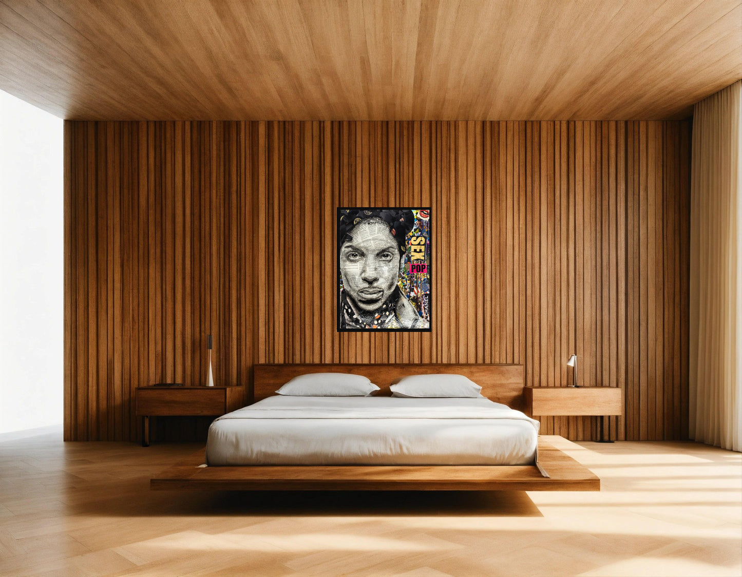 Prince 'Sex Pop' Ltd Edition Record Embellished Canvas