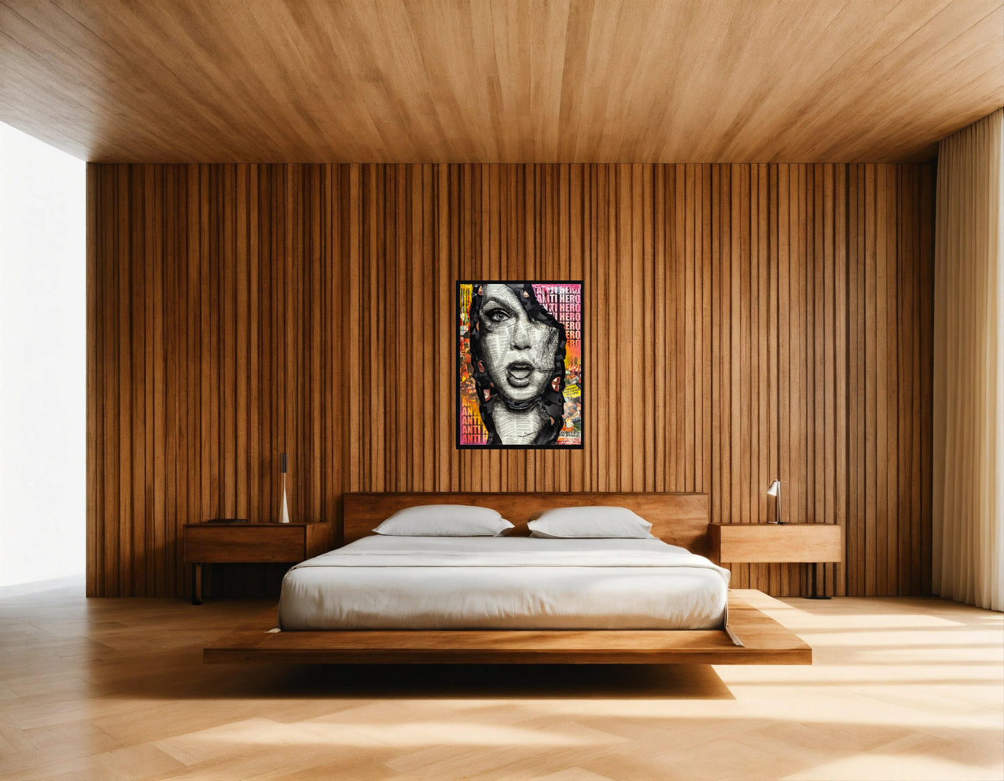 Taylor Swift 'Anti Hero' Ltd Edition Record Embellished Canvas