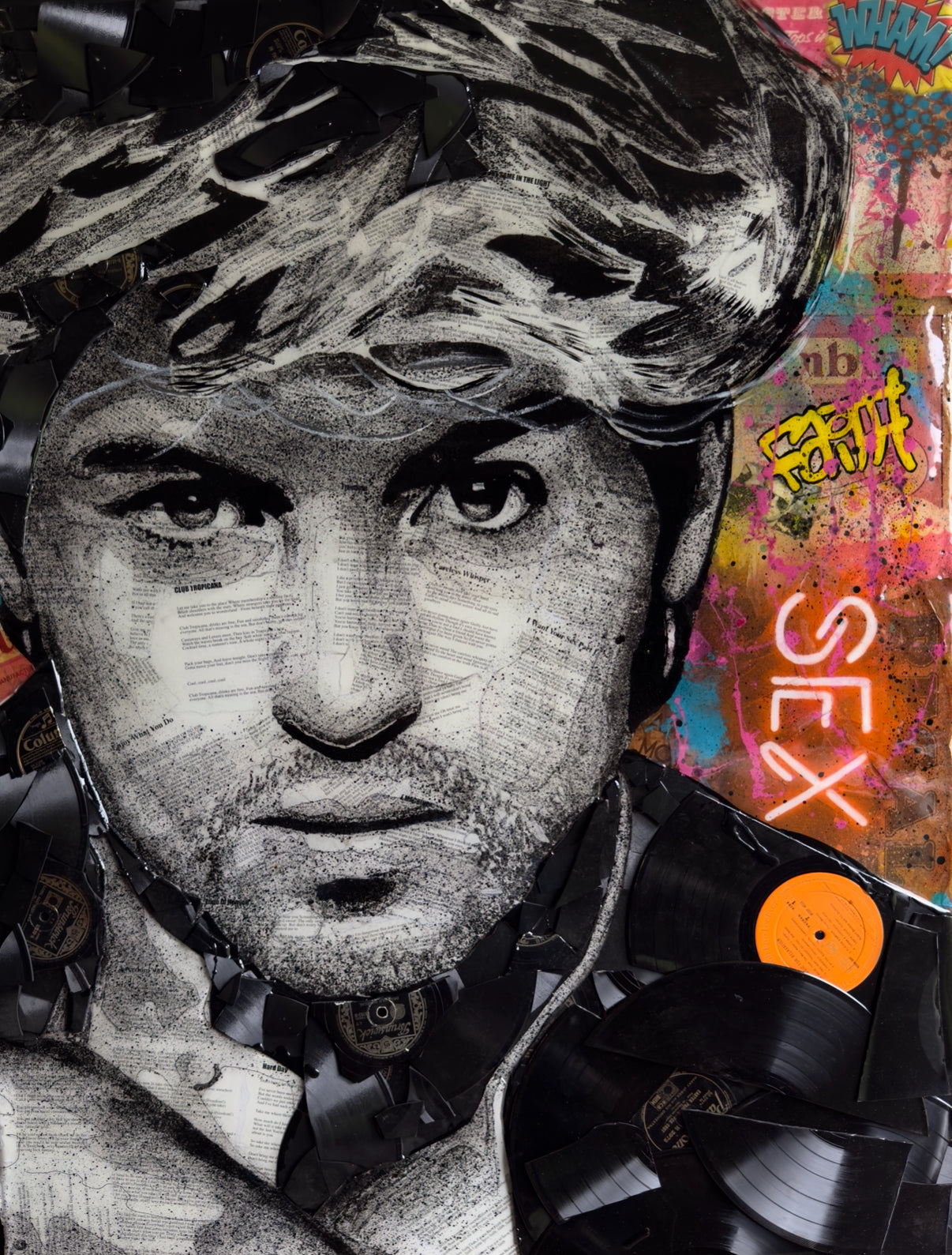 George Michael 'Faith' RiLEY v2.0 Print