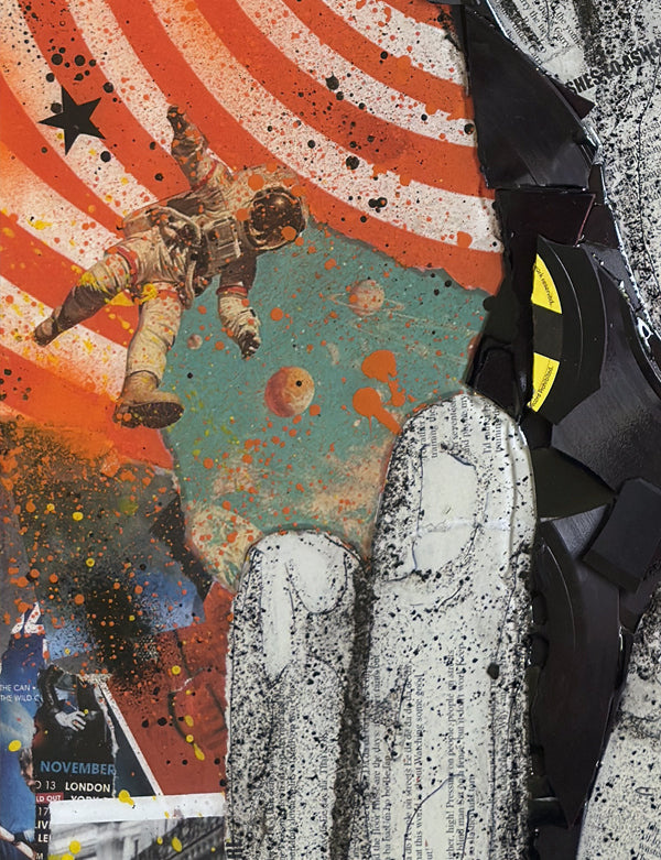 David Bowie 'Cosmic Rebel' RiLEY v2.0 Print