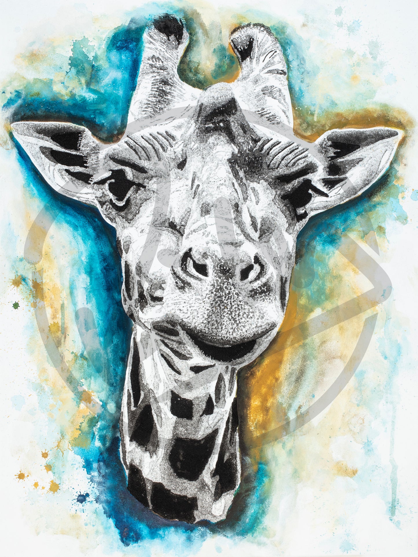 Giraffe Giclee print