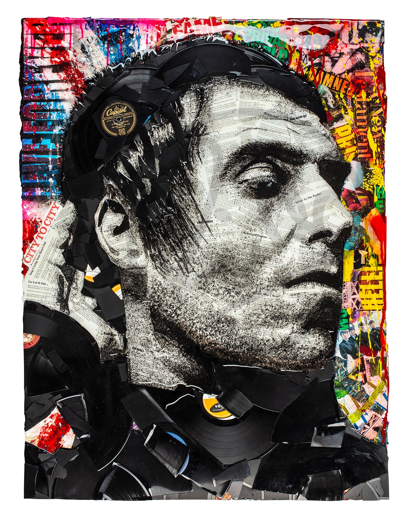 Liam Gallagher 'Live Forever' RiLEY v2.0 Print